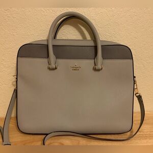 Kate Spade New York Saffiano 13in Leather Crossbody Laptop Bag *damage*
